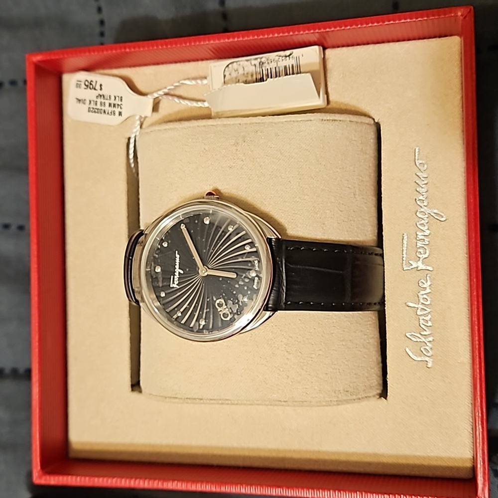 Brand new Salvatore black watch